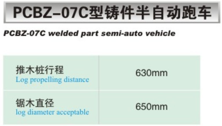 鑄件半自動(dòng)跑車